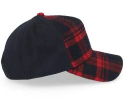 Shadow Plaid Red/Black Adjustable - Stetson -Fashion Hat Discount Store 4063633152191 4