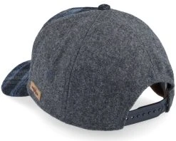 Shadow Plaid Black/Charcoal Adjustable - Stetson -Fashion Hat Discount Store 4063633152207 3