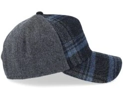 Shadow Plaid Black/Charcoal Adjustable - Stetson -Fashion Hat Discount Store 4063633152207 4