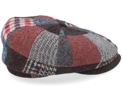 Hatteras Patchwork Multi Flat Cap - Stetson -Fashion Hat Discount Store 4063633155314 3
