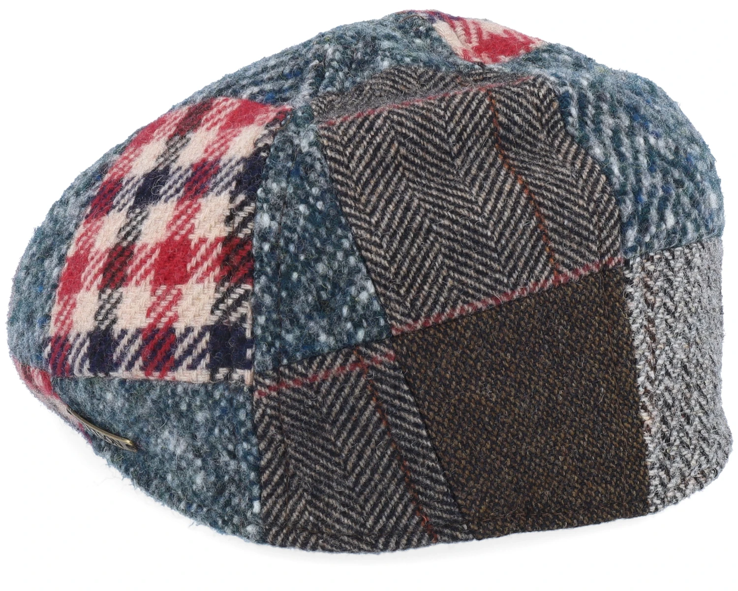 Texas Patchwork Multi Flat Cap - Stetson 2 Texas Patchwork Multi Flat Cap - Stetson - Image 2