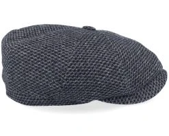 Hatteras Wool Black/Charcoal Flatcap - Stetson 7 Hatteras Wool Black/Charcoal Flatcap - Stetson -Fashion Hat Discount Store 4063633155826 3