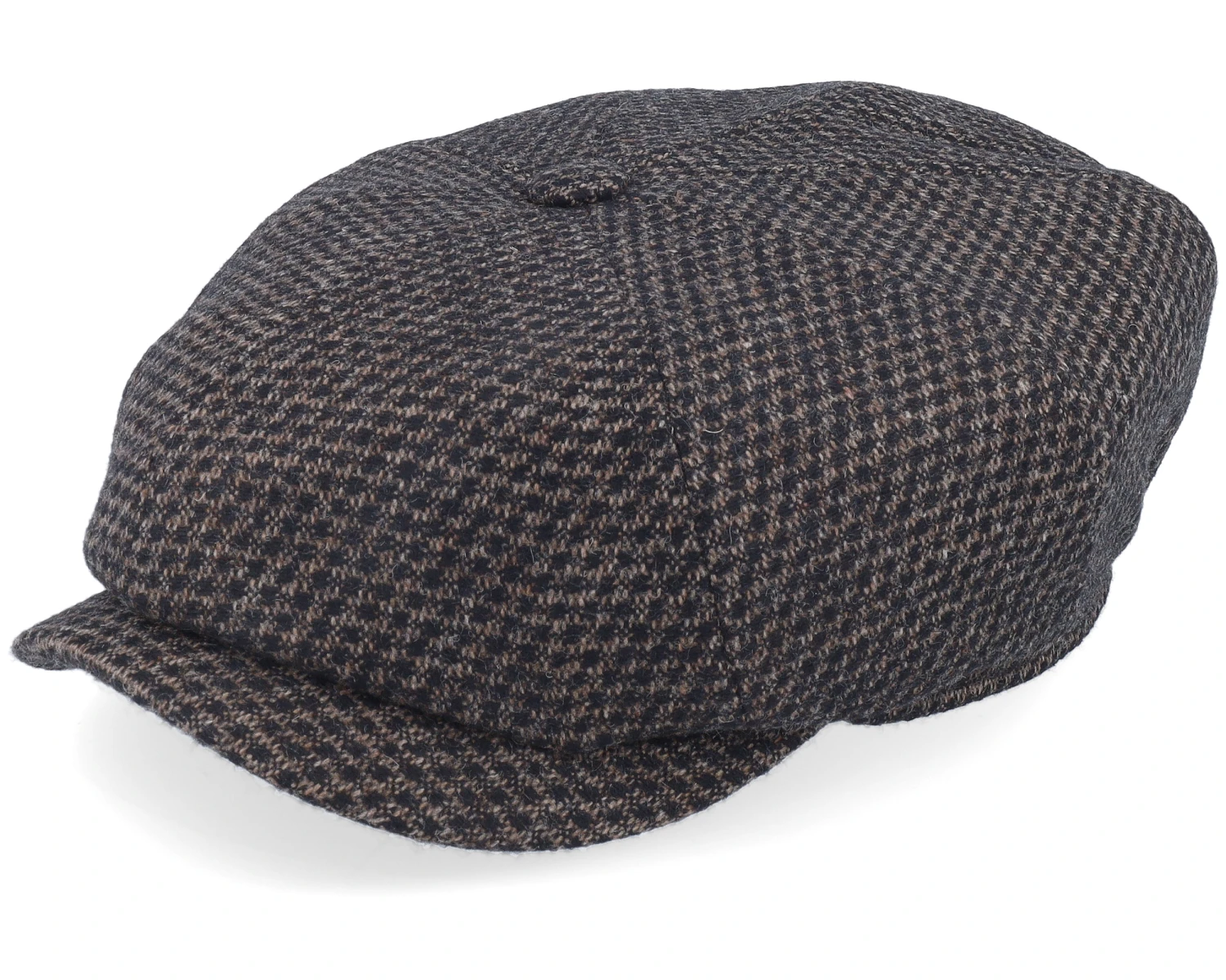 Hatteras Wool Black/Brown Flatcap - Stetson 1 Hatteras Wool Black/Brown Flatcap - Stetson