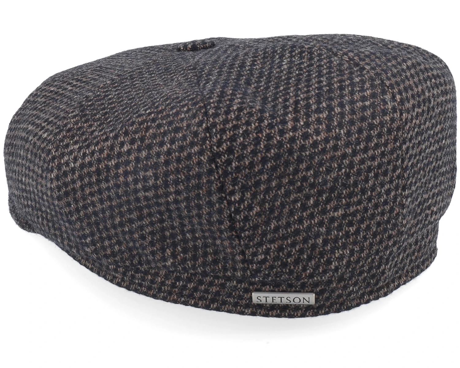 Hatteras Wool Black/Brown Flatcap - Stetson 2 Hatteras Wool Black/Brown Flatcap - Stetson - Image 2