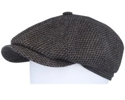 Hatteras Wool Black/Brown Flatcap - Stetson 9 Hatteras Wool Black/Brown Flatcap - Stetson -Fashion Hat Discount Store 4063633155895 5