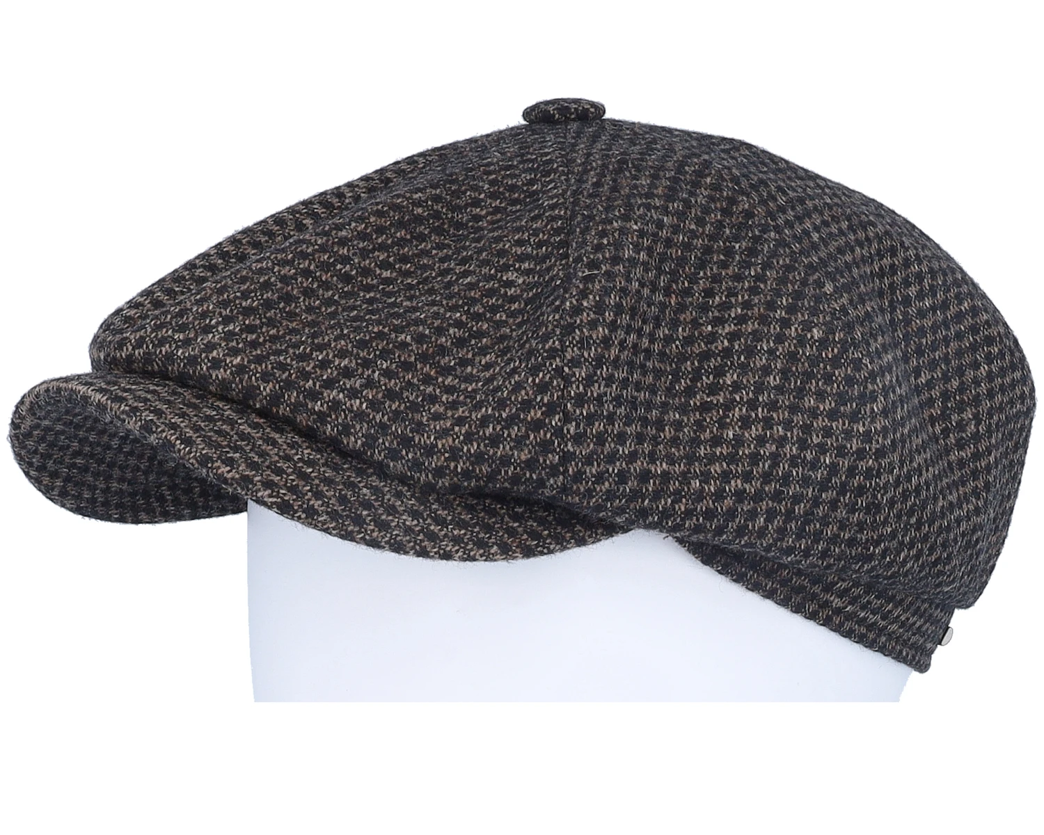 Hatteras Wool Black/Brown Flatcap - Stetson 5 Hatteras Wool Black/Brown Flatcap - Stetson - Image 5