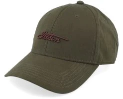 Baseball Cap Waxed Cotton Dark Green Adjustable - Stetson