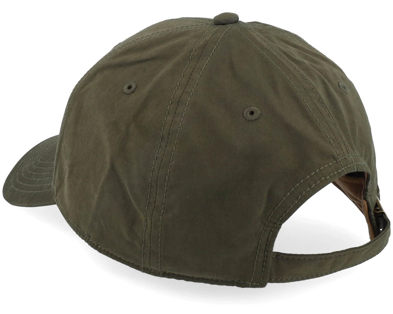 Baseball Cap Waxed Cotton Dark Green Adjustable - Stetson 3 Baseball Cap Waxed Cotton Dark Green Adjustable - Stetson - Image 3