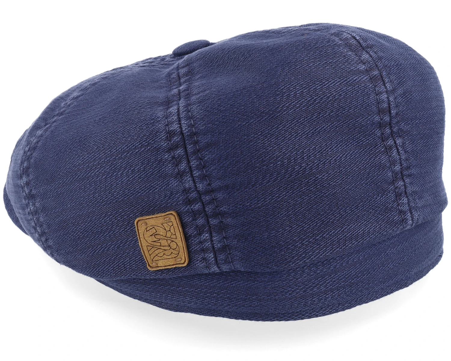 Hatteras Cotton Stetson X The Feebles Navy Flatcap - Stetson 2 Hatteras Cotton Stetson X The Feebles Navy Flatcap - Stetson - Image 2