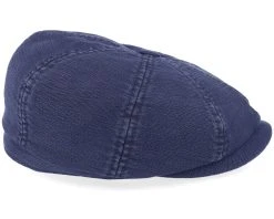 Hatteras Cotton Stetson X The Feebles Navy Flatcap - Stetson 7 Hatteras Cotton Stetson X The Feebles Navy Flatcap - Stetson -Fashion Hat Discount Store 4063633157752 3