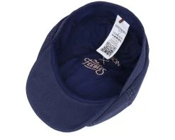 Hatteras Cotton Stetson X The Feebles Navy Flatcap - Stetson 8 Hatteras Cotton Stetson X The Feebles Navy Flatcap - Stetson -Fashion Hat Discount Store 4063633157752 4