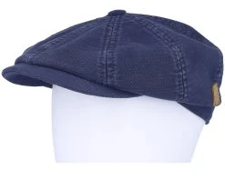 Hatteras Cotton Stetson X The Feebles Navy Flatcap - Stetson 9 Hatteras Cotton Stetson X The Feebles Navy Flatcap - Stetson -Fashion Hat Discount Store 4063633157752 5