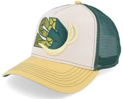 Planty S Stetson X The Feebles Beige/Green Trucker - Stetson