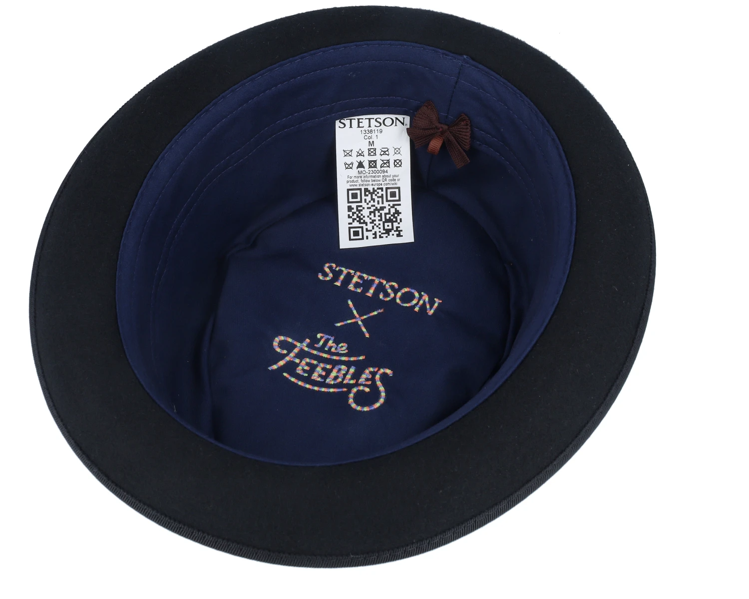 Diamond Card Stetson X The Feebles Black Pork Pie - Stetson 4 Diamond Card Stetson X The Feebles Black Pork Pie - Stetson - Image 4