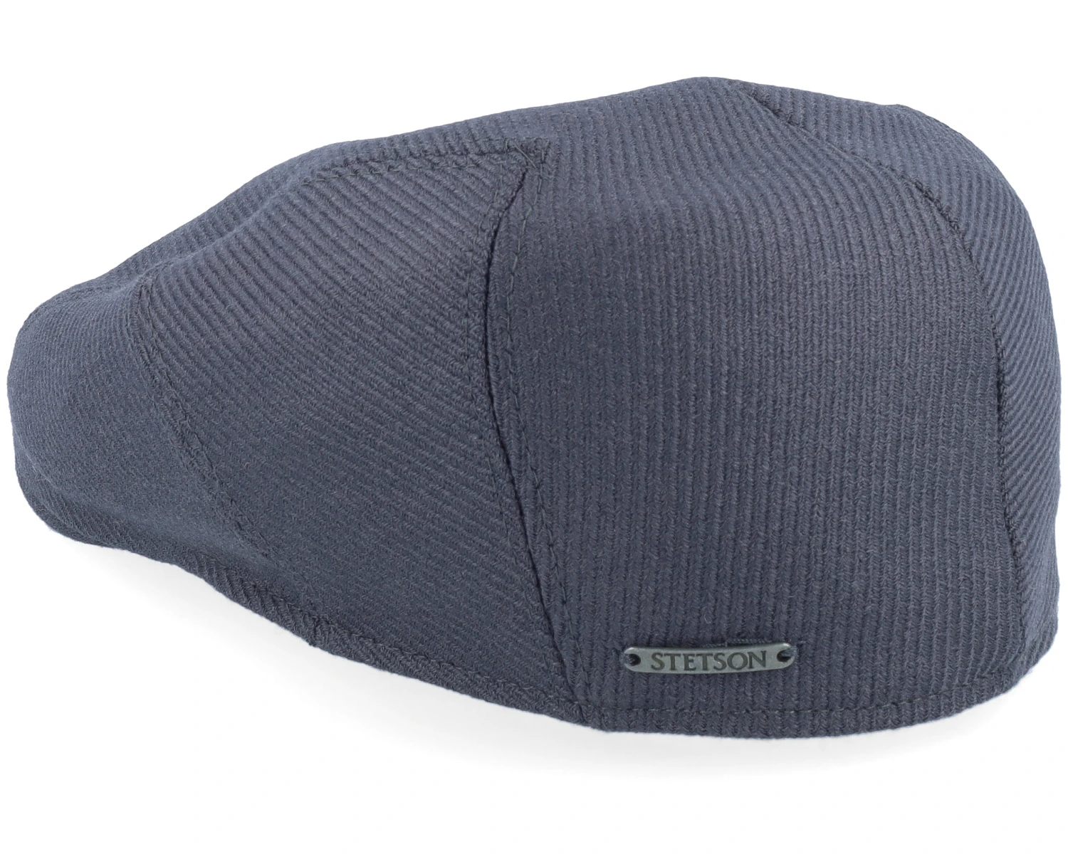 Ivy Cap Wool Twill Charcoal Flat Cap - Stetson 2 Ivy Cap Wool Twill Charcoal Flat Cap - Stetson - Image 2