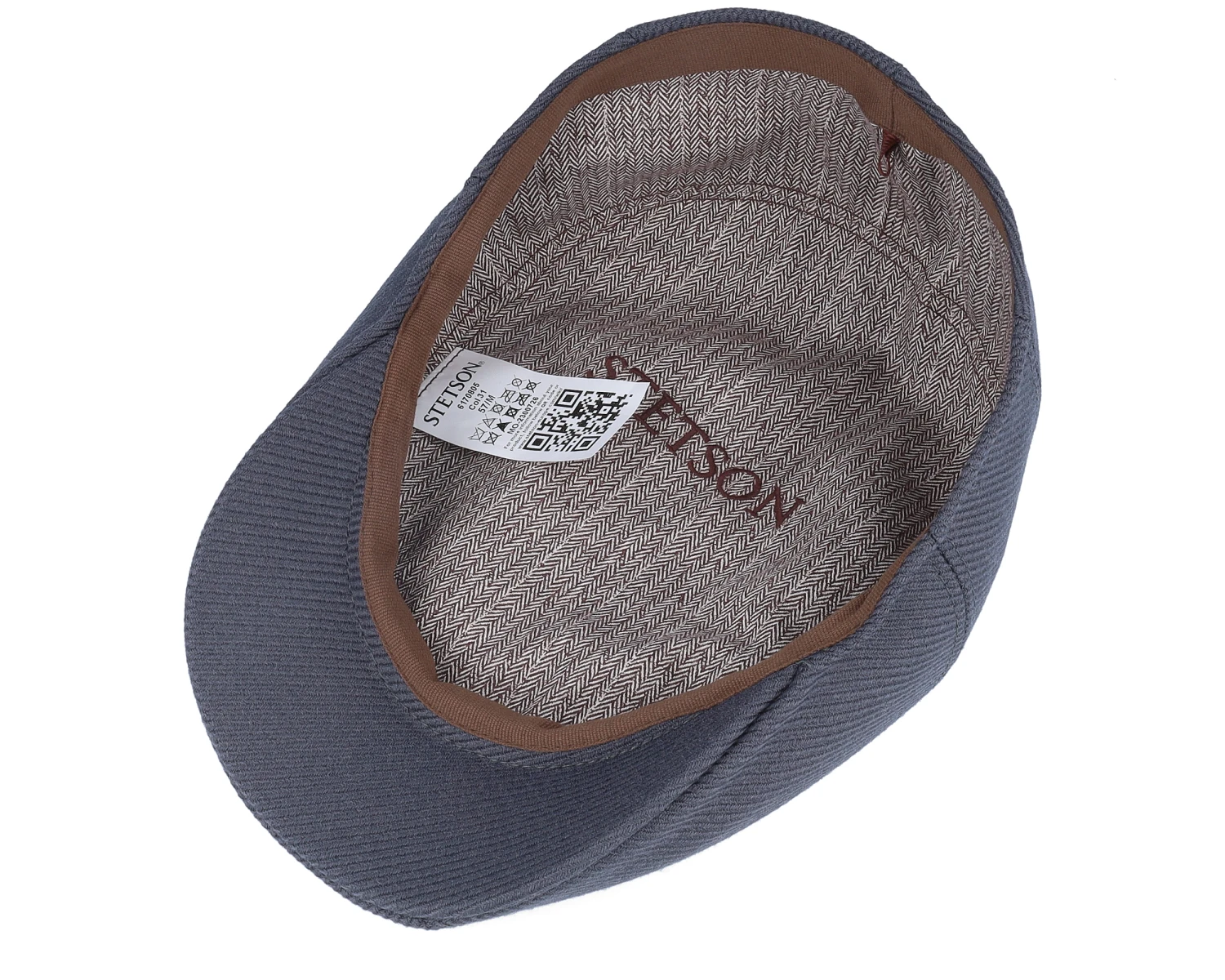 Ivy Cap Wool Twill Charcoal Flat Cap - Stetson 4 Ivy Cap Wool Twill Charcoal Flat Cap - Stetson - Image 4