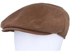 Kent Calf Leather Brown Flat Cap - Stetson 9 Kent Calf Leather Brown Flat Cap - Stetson -Fashion Hat Discount Store 4063633159053 5