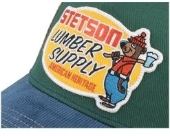 Lumber Supply Green/Blue Trucker - Stetson -Fashion Hat Discount Store 4063633165757 6