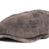 McCook Pigskin Flat Cap - Stetson