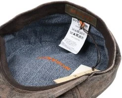 McCook Pigskin Flat Cap - Stetson -Fashion Hat Discount Store 7404 3