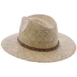 Dunraven - Stetson Seagrass Straw Fedora Hat - OSDNRV -Fashion Hat Discount Store H OSDNRV 3