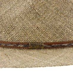 Dunraven - Stetson Seagrass Straw Fedora Hat - OSDNRV -Fashion Hat Discount Store H OSDNRV 5