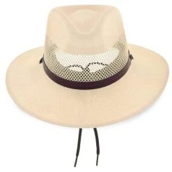 Lodge - Stetson Palm Straw Panama Hat -Fashion Hat Discount Store H OSLDGE NAT 1a