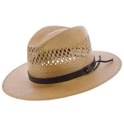 Peak View - Stetson Vented Shantung Straw Outdoor Hat - OSPKVW