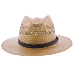 Peak View - Stetson Vented Shantung Straw Outdoor Hat - OSPKVW -Fashion Hat Discount Store H OSPKVW COPPER 1