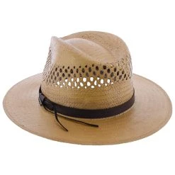 Peak View - Stetson Vented Shantung Straw Outdoor Hat - OSPKVW -Fashion Hat Discount Store H OSPKVW COPPER 3