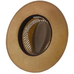 Peak View - Stetson Vented Shantung Straw Outdoor Hat - OSPKVW -Fashion Hat Discount Store H OSPKVW COPPER 6