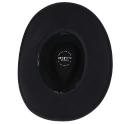Stetson Linwood Wool Felt Western Hat 19 Stetson Linwood Wool Felt Western Hat -Fashion Hat Discount Store H OWLNWD BLK 8a