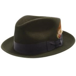 Mercury - Stetson Fur Felt Fedora Hat - TFMCRY -Fashion Hat Discount Store H TFMCRY GRAPHITE 0a