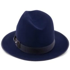 Stetson Noble Fur Felt Fedora Hat 22 Stetson Noble Fur Felt Fedora Hat -Fashion Hat Discount Store H TFNBLE BLU 3a