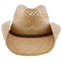 Bridger - Stetson Vented Raffia Straw Cowboy Hat - TSBRGR -Fashion Hat Discount Store H TSBRGR 1