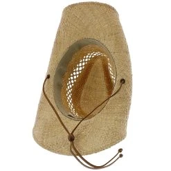 Bridger - Stetson Vented Raffia Straw Cowboy Hat - TSBRGR -Fashion Hat Discount Store H TSBRGR 6
