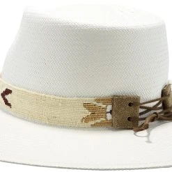 Sol - Stetson Shantung Straw Woven Hat Band 13 Sol - Stetson Shantung Straw Woven Hat Band -Fashion Hat Discount Store H TSSOLLBLEACH 3a