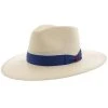 Santa Monica - Stetson Natural Wide Brim Shantung Straw Fedora Hat
