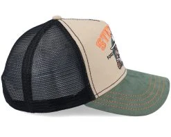Forest Patrol Beige/Black/Green Trucker - Stetson -Fashion Hat Discount Store HS2002615 4