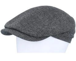 Driver Cap Virgin Wool/Linen Grey Flat Cap - Stetson -Fashion Hat Discount Store HS2312095 2 5