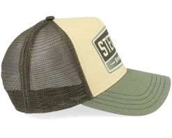 Gasoline Beige/Green Trucker - Stetson -Fashion Hat Discount Store HS2312938 4