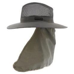 Preserver - Stetson No Fly Zone HyperKewl Nylon Safari Hat -Fashion Hat Discount Store h stc391 8