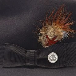 Mercury - Stetson Fur Felt Fedora Hat - TFMCRY -Fashion Hat Discount Store h tfmcry blk 5a