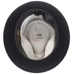 Mercury - Stetson Fur Felt Fedora Hat - TFMCRY -Fashion Hat Discount Store h tfmcry blk 7a