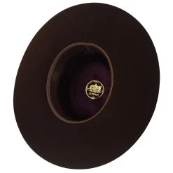 Smith - Stetson Fur Felt Open Crown Western Hat -Fashion Hat Discount Store h tfsmith chocolate 6