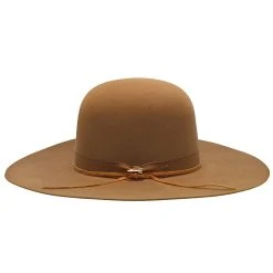 Smith - Stetson Fur Felt Open Crown Western Hat -Fashion Hat Discount Store h tfsmth chestnut 2a
