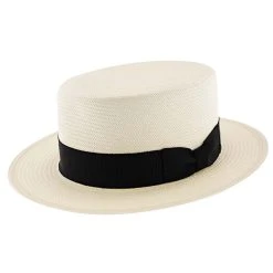 Keeneland - Stetson Shantung Straw Boater Hat -Fashion Hat Discount Store h tskeldkbt nat 0a 5296c452 f64f 4a99 a33c 11dcd222c584