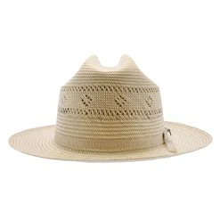 Open Road 2 - Stetson Shantung Straw Fedora Hat -Fashion Hat Discount Store h tsoprd2 nattan 1a