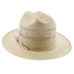 Open Road 2 - Stetson Shantung Straw Fedora Hat -Fashion Hat Discount Store h tsoprd2 nattan 5a