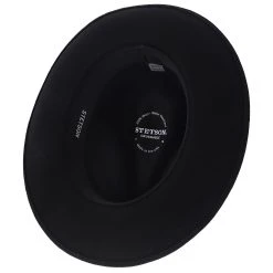 Gurnee - Stetson Crushable Wool Felt Fedora Hat -Fashion Hat Discount Store h twgurn black 6